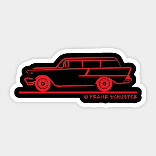 1957 Chevy 2-10 Stationwagon Sticker